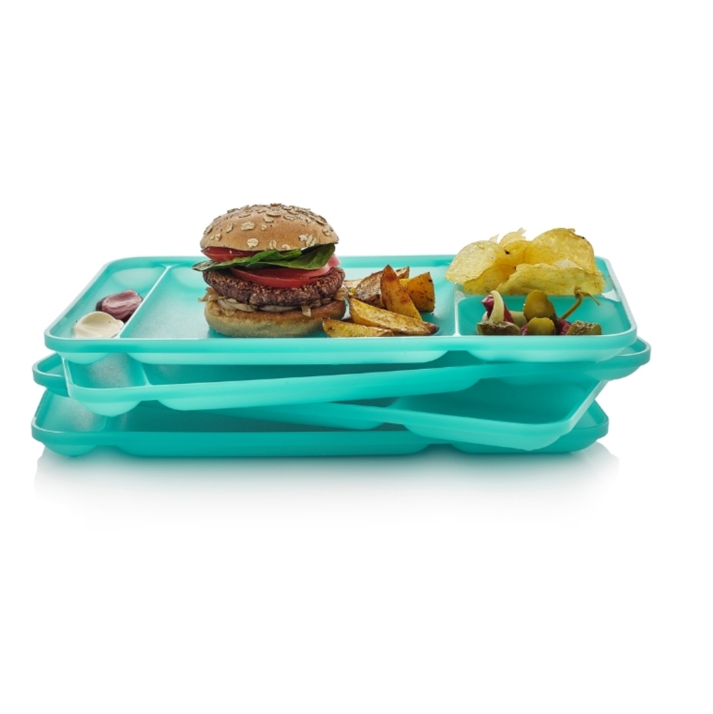 Tupperware Divided Tray Plates